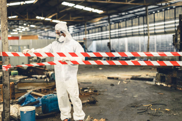 Professional Trauma Scene Cleanup technician working in Harrisburg, SD
